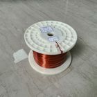 0.02 - 1.8mm Flat / Rectangular Enameled Copper Wire Self Bonding Wire IEC Certification