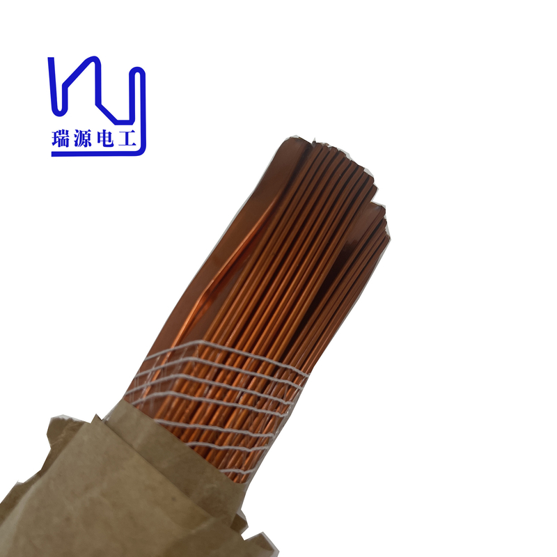 CTC Continuously Transposed Wire Rectangular / Flat Enameled Copper Litz Wire