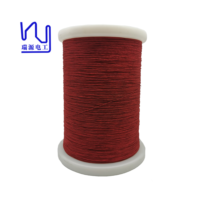 0.07mm Ustc Litz Wire Polyester Served Silk Covered Copper For Transformer