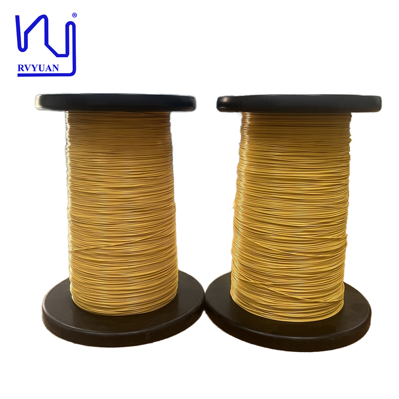Custom FTIW 0.21mm*7 ETFE Insulation Teflon Strand Litz Wire for Transformer