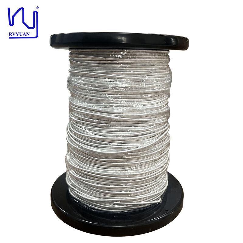 Super Thin 0.03mm X 4000 Strands Natural Silk Covered Litz Wire For Wireless Charger Coils High Frequency Copper Stranded Wire