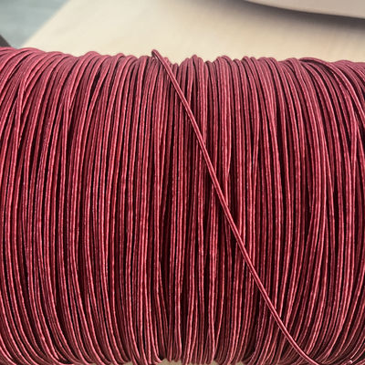 Kırmızı renk ipek kaplı litz tel 0.1mmx200 polyester servis bakır telli tel