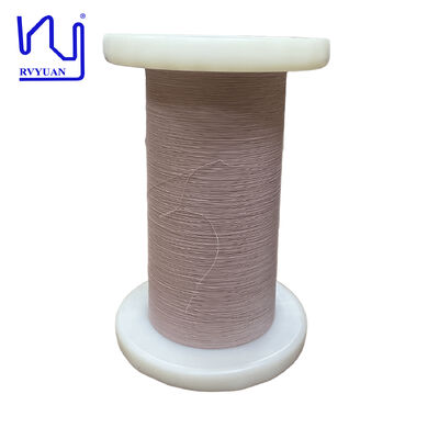 USTC Sınıf 155 0.025mm*7 Yalıtımlı İpek Kaplı Bakır Litz Teli 500V Anma Gerilimi