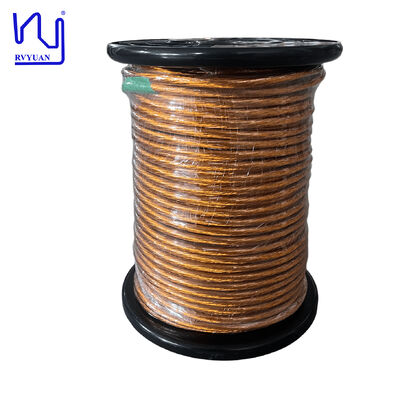 3000/38 AWG High Voltage Resistant ve Max.O.D ile bantlı Litz tel.8Transformer sargıları için.23 mm