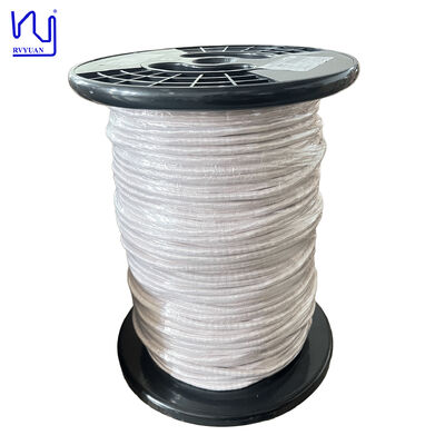 0Yüksek frekanslı transformatörler için.07mm 2600 iplik Nylon Hizmetli Bakır Litz Tel
