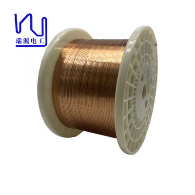 OEM/ODM 0.70x2mm Bileşenler için kendi kendine yapışkan AIW Enamelli Düz Bakır Tel