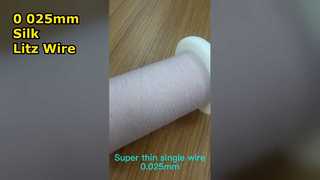 Naylon servis litz teli 0.025mmx10 ipek kaplı litz teli